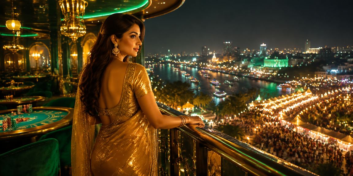 খুলনায় শাড়ি পরা ব্যবহারকারী লাল খামে বোনাস পুরস্কার উদযাপন করছেন